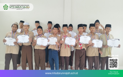 17 Siswa MTs Darun Najah Ukir Prestasi dalam Olimpiade Pelajar Indonesia Tingkat Nasional 2026