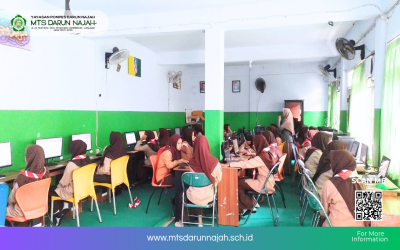 Hari Ketiga ASAT Kelas IX MTs Darun Najah Berjalan Tertib