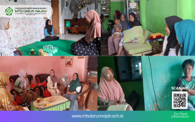 MTs Darun Najah Home Visit, Berikan Dukungan kepada Siswa yang Sakit