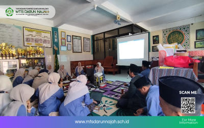 Rapat Rutin Bulanan MTs Darun Najah Evaluasi Program dan Matangkan Persiapan Akreditasi