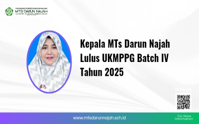 Selamat: Kepala MTs Darun Najah Lulus UKMPPG Batch IV Tahun 2025
