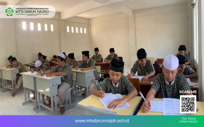 Hari Kedua ASAT MTs Darun Najah Berjalan Lancar, Siswa Ikuti Ujian Akidah Akhlak, Bahasa Indonesia, dan IPA