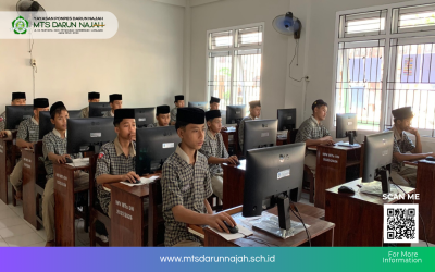 UMBK MTs Darun Najah Hari Ketiga, Matematika dan Fikih Diujikan